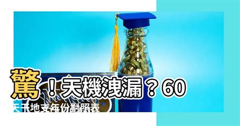 天干查詢|天干地支年份表，六十甲子年份查詢天干地支，60甲子干支紀年對。